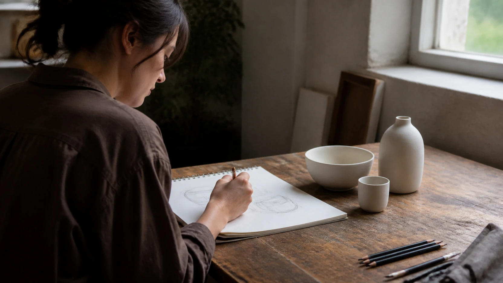 Atelier illustrant « Progresser en dessin d’observation en entraînant son regard »