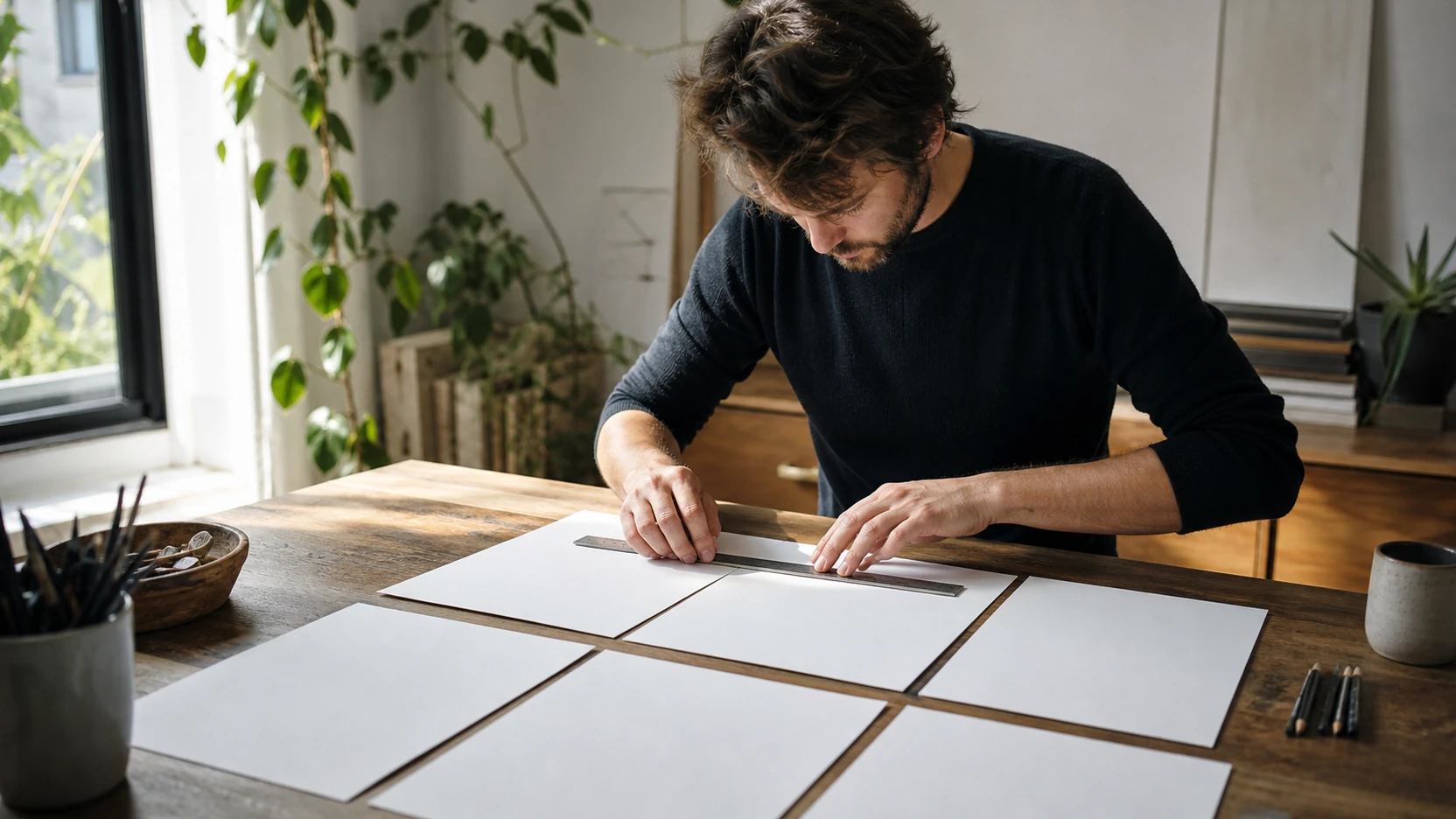 Atelier illustrant « Utiliser une grille pour équilibrer une mise en page »