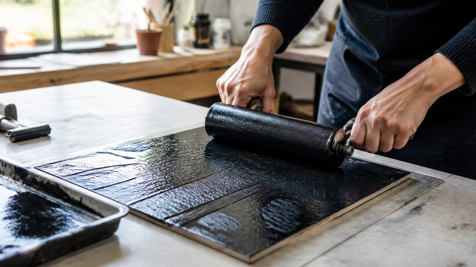 Mise en pratique liée à « Découvrir la gravure en relief avec une méthode progressive »