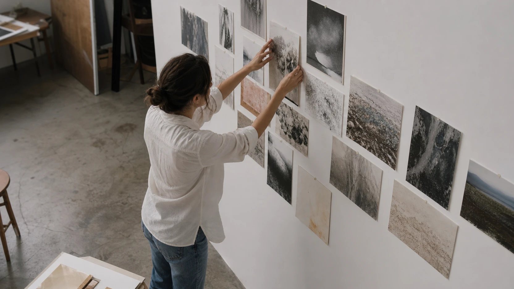 Atelier illustrant « Composer un portfolio créatif cohérent et facile à parcourir »